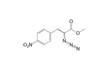 alpha-azido-p-nitrocinnamic acid, methyl ester