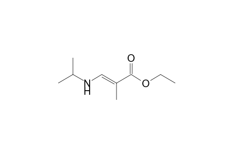 Ethyl 3-(N-isopropyl)amino-2-methyl-2-propenoate
