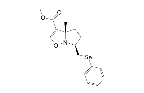 Methyl (3aS,6S)-3a-methyl-6-[(phenylselanyl)methyl]-3a,4,5,6-tetrahydropyrrolo[1,2-b]isoxazole-3-carboxylate