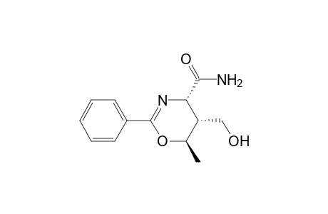 4H-1,3-Oxazine-4-carboxamide, 5,6-dihydro-5-(hydroxymethyl)-6-methyl-2-phenyl-, (4.alpha.,5.alpha.,6.beta.)-(.+-.)-