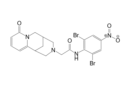 N-(2,6-dibromo-4-nitrophenyl)-2-(8-oxo-5,6-dihydro-1H-1,5-methanopyrido[1,2-a][1,5]diazocin-3(2H,4H,8H)-yl)acetamide