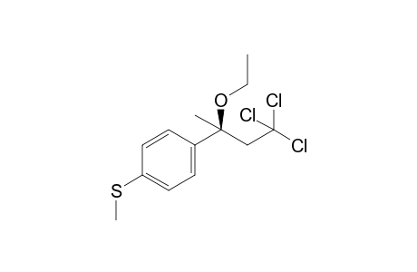 1-methylsulfanyl-4-[(1S)-3,3,3-trichloro-1-ethoxy-1-methyl-propyl]benzene