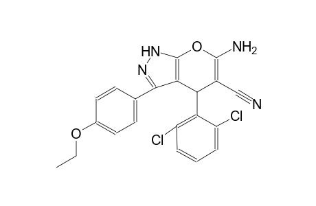 6-amino-4-(2,6-dichlorophenyl)-3-(4-ethoxyphenyl)-1,4-dihydropyrano[2,3-c]pyrazole-5-carbonitrile