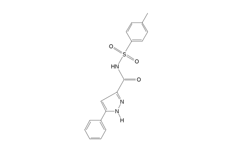 5(or 3)-PHENYL-N-[(p-TOLYL)SULFONYL]PYRAZOLE-3(or 5)-CARBOXAMIDE