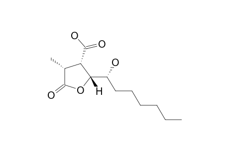 DIHYDRO-ISOSPOROTHRIC-ACID;(2R,3S,4R)-2-[(1R)-1-HYDROXYHEPTYL]-4-METHYL-5-OXO-TETRAHYDRO-FURAN-3-CARBOXYLIC-ACID