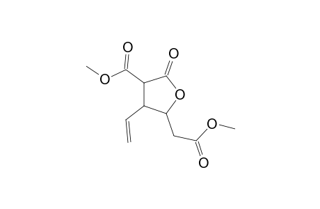 Methyl (3RS,4SR,5SR)-5-methoxycarbonylmethyl-2-oxo-4-vinyltetrahydrofuran-3-carboxylate