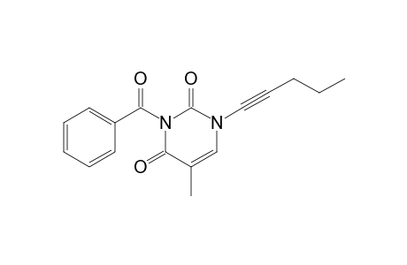 1-(1-Pentynyl)-3-benzoylthymine