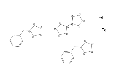 1,1''-Biferrocene, 1',1'''-bis(phenylmethyl)-