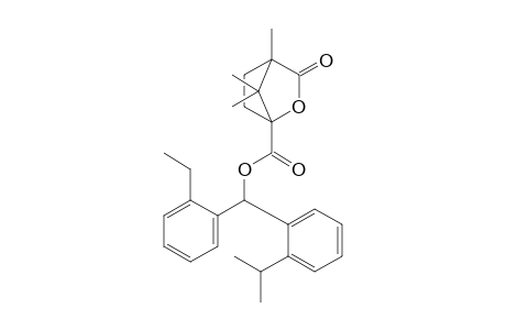 (2'-Ethylphenyl)(2'-Isoprpylphenyl)methyl 4,7,7-trimethyl-3-oxo-2-oxabicyclo[2.2.1]heptane-1-carboxylate