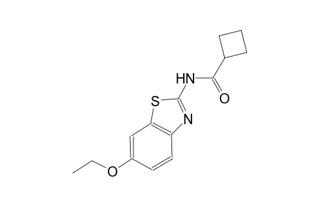 N-(6-ethoxy-1,3-benzothiazol-2-yl)cyclobutanecarboxamide