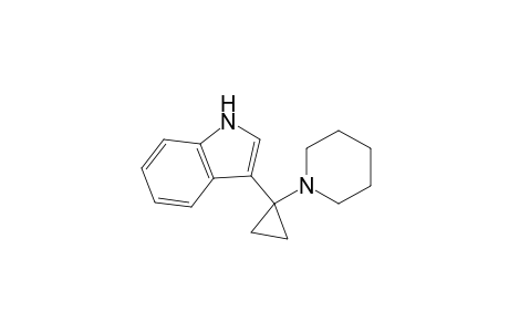 1H-Indole, 3-[1-(1-piperidinyl)cyclopropyl]-