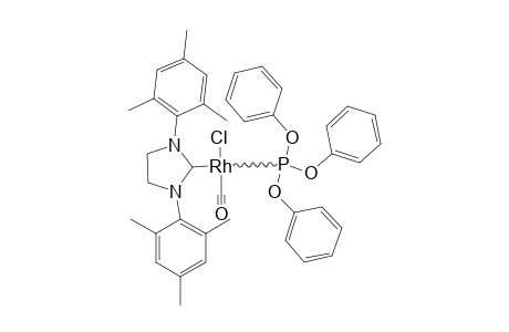 CHLORO-RHODIUM-1,3-BIS-(2,4,6-TRIMETHYLPHENYL)-4,5-DIHYDROIMIDAZOL-2-YLIDENE-CARBONYL-TRIPHENYLPHOSPHITE