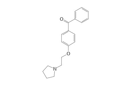 4-(PYRROLIDINYLETHOXY)-BENZOPHENONE