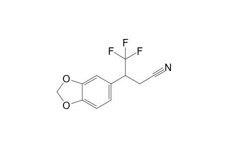 3-(Benzo[d][1,3]dioxol-5-yl)-4,4,4-trifluorobutanenitrile