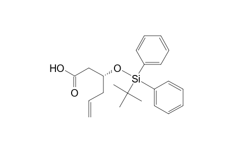 (3R)-3-[t-Butyl(diphenyl)silyloxy]hex-5-enoic Acid