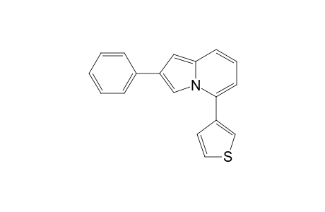 2-Phenyl-5-(thiophen-3-yl)indolizine