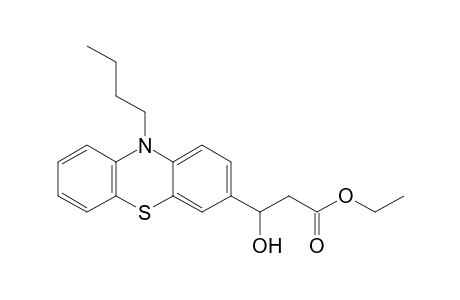 Ethyl 3-hydroxy-3-(10-butyl-10H-phenothiazin-3-yl)-propanoate