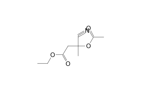 ethyl 3-(acetyloxy)-3-cyanobutanoate