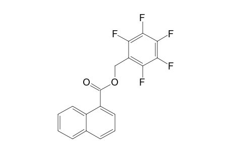 1-Naphthoic acid, pentafluorobenzyl ester