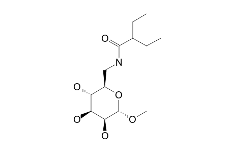 2-ethyl-N-[[(2R,3S,4S,5S,6S)-3,4,5-trihydroxy-6-methoxy-tetrahydropyran-2-yl]methyl]butyramide