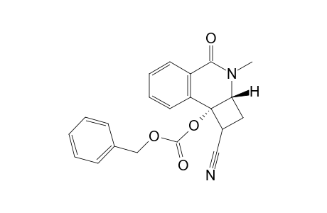 (1.alpha.,2a.beta.,8b.beta.)-8b-Benzyloxycarbonyl-1-cyano-1,2a,3,8b-tetrahydro-3-methylcyclobut[c]isoquinolin-4(2H)-one