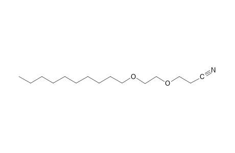 3-[2-(decyloxy)ethoxy]propionitrile