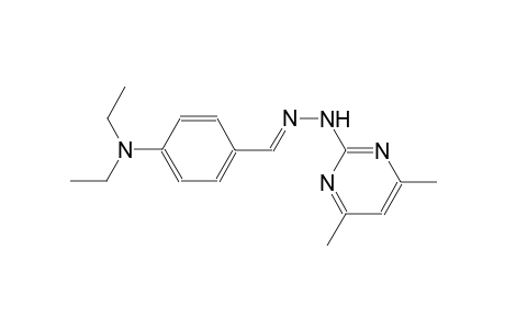 4-(diethylamino)benzaldehyde (4,6-dimethyl-2-pyrimidinyl)hydrazone