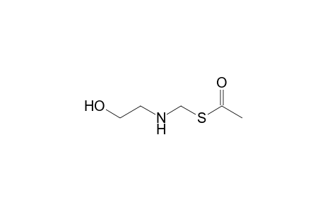 Ethanethioic acid S-[(2-hydroxyethyl)aminio]methyl ester