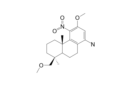 12,19-dimethoxy-11-nitropodocarpa-8,11,13-trien-14-amine