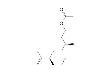 9-Decen-1-ol, 3-methyl-6-(1-methylethenyl)-, acetate, [R-(R*,S*)]-