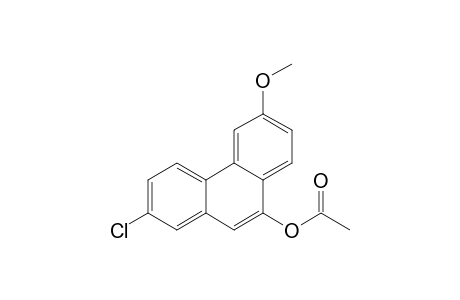 6-Methoxy-2-chloro-9-acetoxyphenanthrene