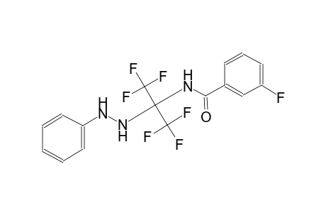 benzamide, 3-fluoro-N-[2,2,2-trifluoro-1-(2-phenylhydrazino)-1-(trifluoromethyl)ethyl]-