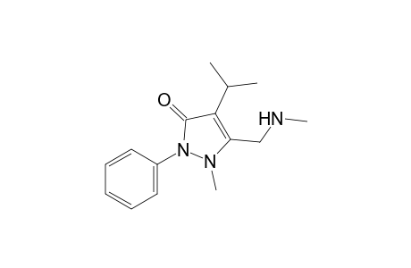 4-isopropyl-2-methyl-3-[(methylamino)methyl]-1-phenyl-3-pyrazolin-5-one