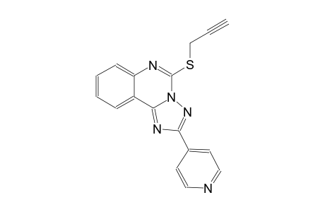 [1,2,4]triazolo[1,5-c]quinazoline, 5-(2-propynylthio)-2-(4-pyridinyl)-