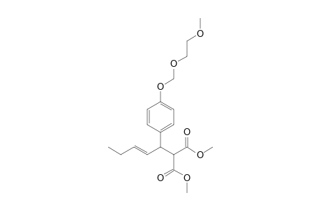 Dimethyl {4-[(2'-methoxyethoxy)methoxy]-1'-phenyl-2'-pentenyl}propanedioate