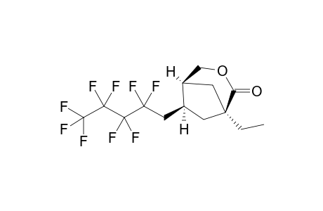 (1S,5S,6S)-1-Ethyl-6-(2,2,3,3,4,4,5,5,5-nonafluoro-pentyl)-3-oxa-bicyclo[3.2.1]octan-2-one