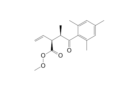 (S)-2-[(R)-1-Methyl-2-oxo-2-(2,4,6-trimethyl-phenyl)-ethyl]-but-3-eneperoxoic acid methyl ester