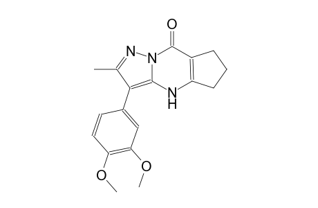 3-(3,4-dimethoxyphenyl)-2-methyl-4,5,6,7-tetrahydro-8H-cyclopenta[d]pyrazolo[1,5-a]pyrimidin-8-one