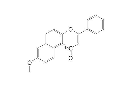 8-methoxy-3-phenyl-1-(13)C-benzo[f]chromen-1-one