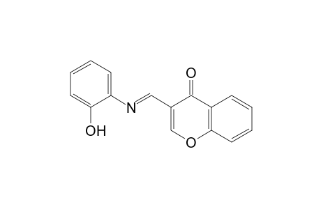 4H-1-Benzopyran-4-one, 3-[[(2-hydroxyphenyl)imino]methyl]-