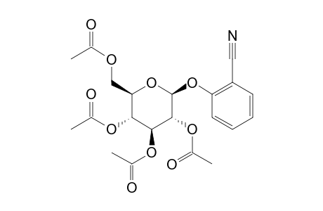 o-(beta-d-glucopyranosyloxy)benzonitrile, tetraacetate