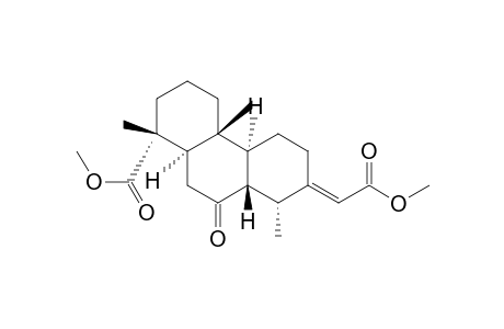 (1R,4aR,4bS,7E,8R,8aS,10aR)-7-(2-methoxy-2-oxoethylidene)-1,4a,8-trimethyl-9-oxo-2,3,4,4b,5,6,8,8a,10,10a-decahydrophenanthrene-1-carboxylic acid methyl ester