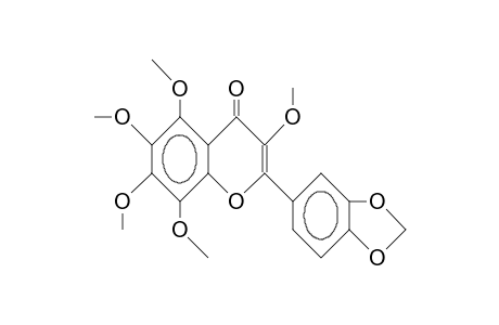 3,5,6,7,8-Pentamethoxy-3',4'-methylenedioxy-flavone