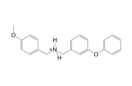 (4-methoxyphenyl)-N-(3-phenoxybenzyl)methanaminium