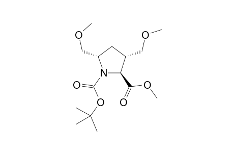 Methyl (2R*,3R*,5R*)-1-(tert-Butoxycarbonyl)-3,5-bis(methyloxymethyl)pyrrolidine-2-carboxylate