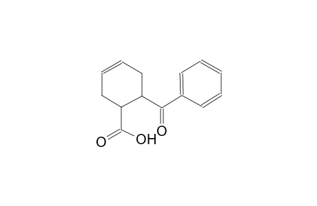 3-cyclohexene-1-carboxylic acid, 6-benzoyl-