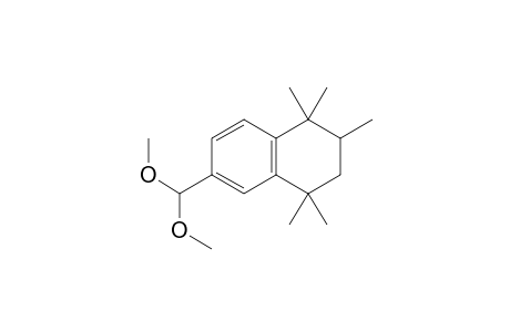 6-(Dimethoxymethyl)-1,1,2,4,4-pentamethyl-tetraline