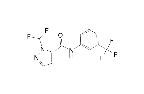 1-(difluoromethyl)-N-[3-(trifluoromethyl)phenyl]-1H-pyrazole-5-carboxamide