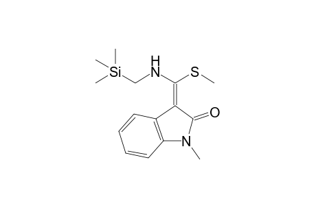 3-{[(Trimethylsilyl)methylamino](methylthio)methylene}-1-methyl-2-oxoindole