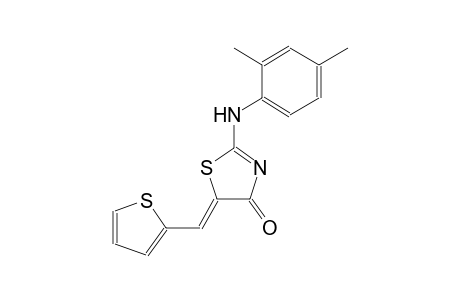 (5Z)-2-(2,4-dimethylanilino)-5-(2-thienylmethylene)-1,3-thiazol-4(5H)-one